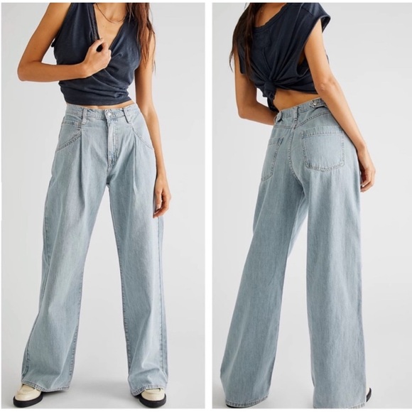 NWT We The Free Luca Super Slouch Trouser Jeans 29 - Picture 2 of 7